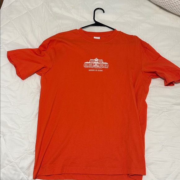 Zara Bold Orange Tee Size M - Picture 1 of 3